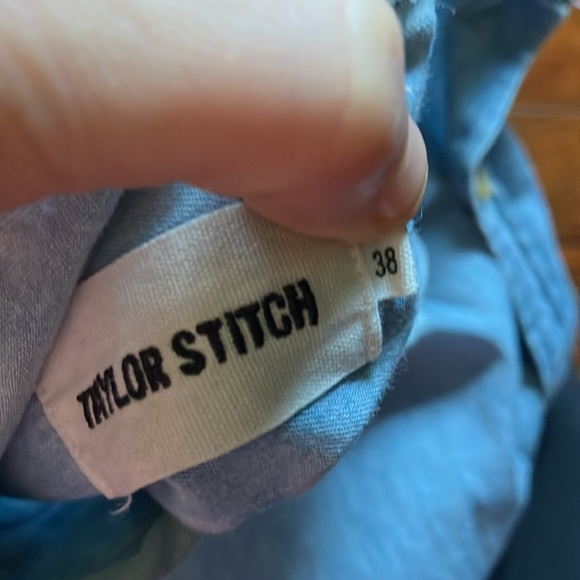 Taylor Stitch Blue Casual Button Down Shirt - Picture 7 of 7
